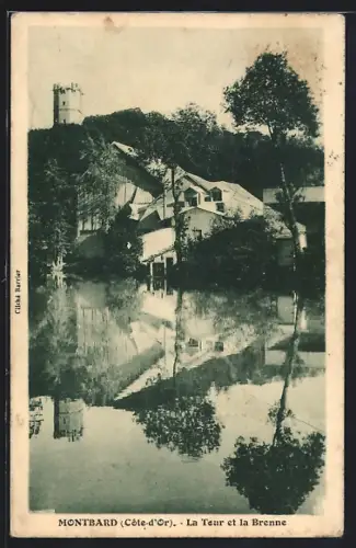 AK Montbard /Côte-d`Or, La Tour et la Brenne