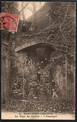 AK Montbard /Côte-d`Or, Le Parc de Buffon, L`Escargot