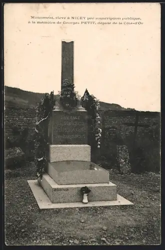 AK Nicey, Monument en mémoire de Georges Petit, député de la Côte-d`Or