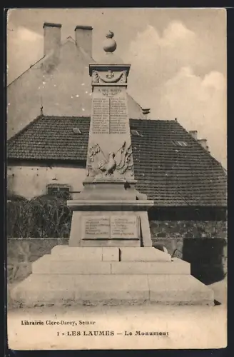 AK Les Laumes, Le Monument