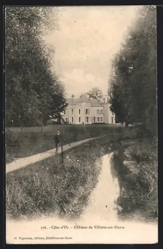 AK Villotte-sur-Ource, Château de Villotte-sur-Ource et son parc pittoresque