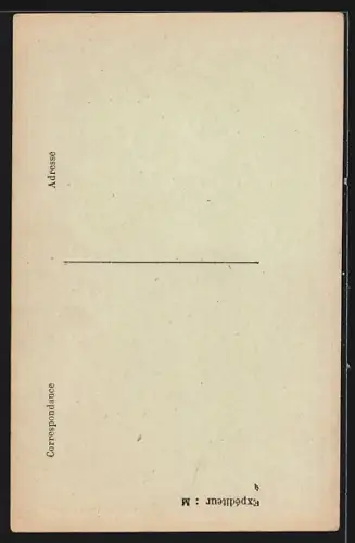 AK Vitteaux, L`Église et statue devant l`entrée