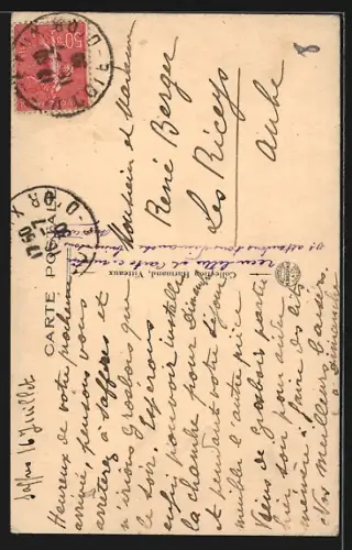 AK Vitteaux /Côte-d`Or, Le Parc planté par Claude Faudenet en 1763