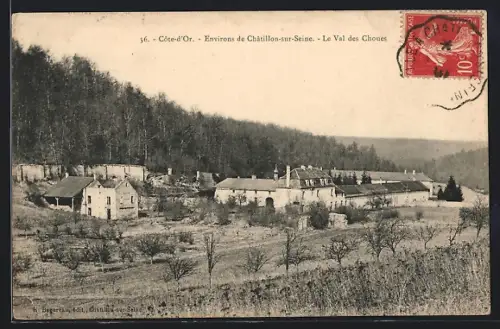 AK Chatillon-sur-Seine /Côte-d`Or, Le Val des Choues, Vue du monastère