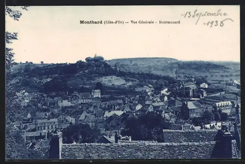 AK Montbard /Côte-d`Or, Vue Générale, Montmuzard