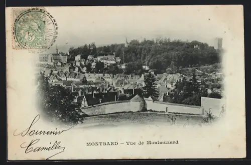 AK Montbard, Vue de Montmuzard