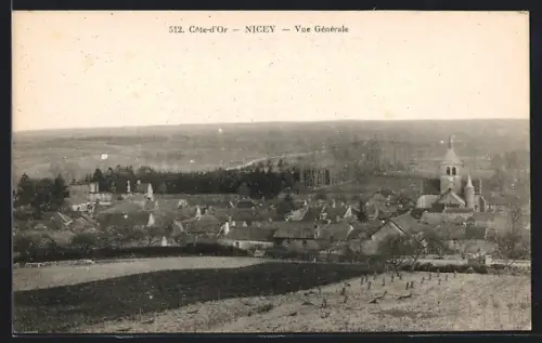 AK Nicey /Côte-d`Or, Vue Générale