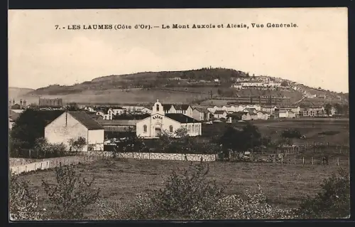 AK Les Laumes /Côte-d`Or, Le Mont Auxois et Alésia, Vue Générale