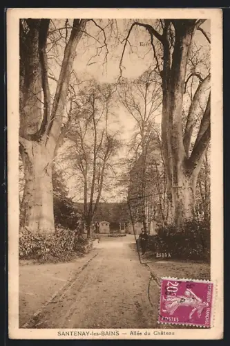 AK Santenay-les-Bains, Allée du Château