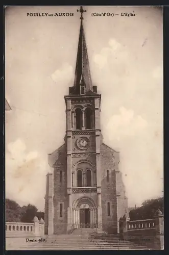 AK Pouilly-en-Auxois /Côte-d`Or, L`Église