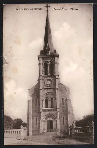 AK Pouilly-en-Auxois /Côte-d`Or, L`église