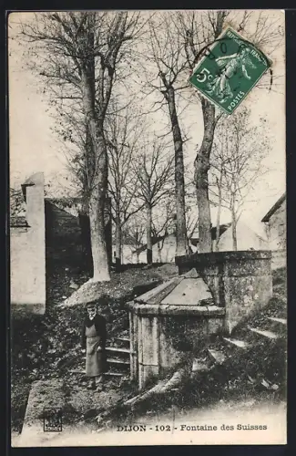AK Dijon, Fontaine des Suisses