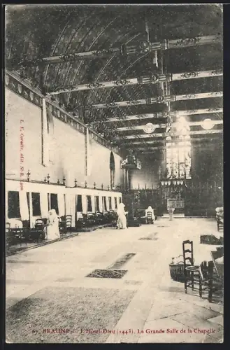AK Beaune, L`Hôtel-Dieu, 1443, La Grande Salle de la Chapelle