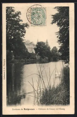 AK Baigneux, Château de Cessey et l`Étang