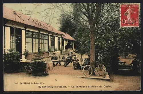 AK Santenay-les-Bains, La Terrasse et Salon du Casino