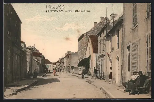 AK Santenay /Côte d`Or, Rue Chauchien