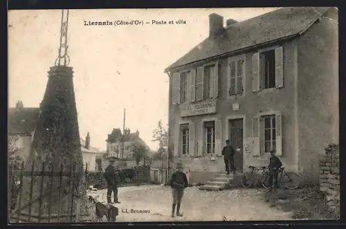 AK Liernais /Côte-d`Or, Poste et villa