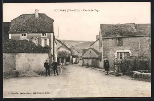 AK Courban /Côte-d`Or, Entrée du Pays