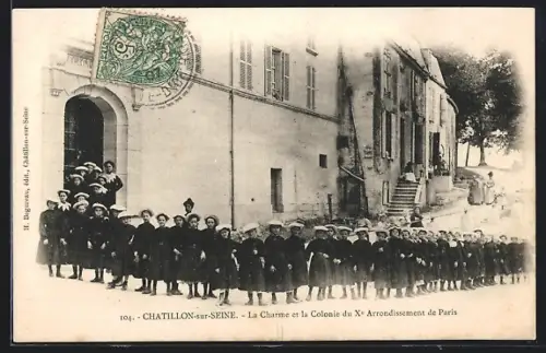 AK Châtillon-sur-Seine, La Charme et la Colonie du Xe Arrondissement de Paris