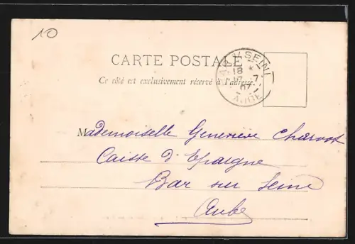AK Chatillon-sur-Seine, Colonie Scolaire du Xe Arrondissement de Paris