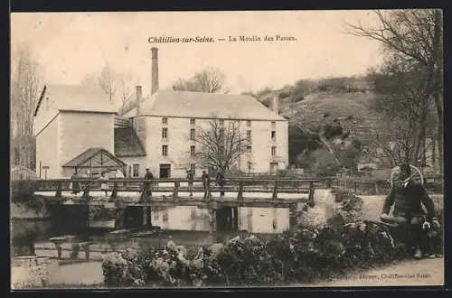 AK Châtillon-sur-Seine, Le Moulin des Passes