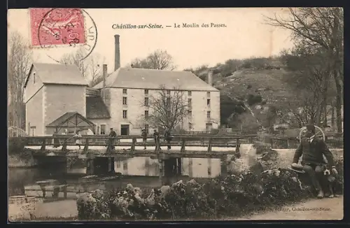 AK Châtillon-sur-Seine, Le Moulin des Passes