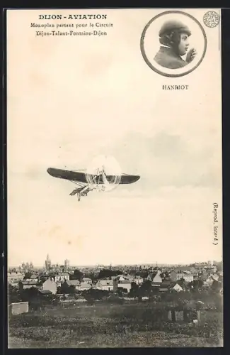 AK Dijon, Aviation, Moloplan partant pour le Circuit, Hanriot