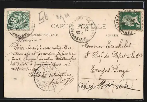 AK Savigny-les-Beaune, Route de Bouilland