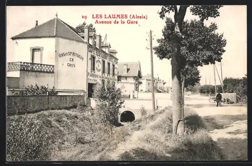 AK Les Laumes /Alesia, Avenue de la Gare