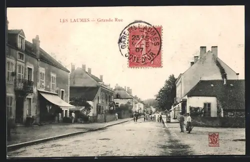 AK Les Laumes, Grande Rue
