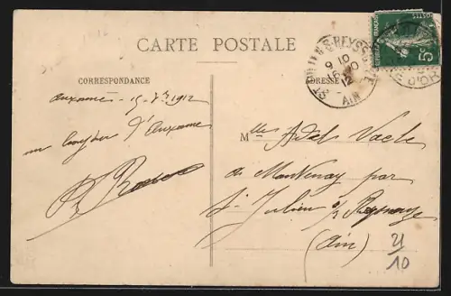 AK Auxonne, Rue Thiers