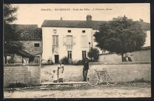 AK Sacquenay /Côte-d`Or, Ecole des Filles