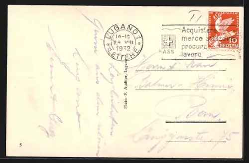 AK Castagnola, Kirche u. Monte Salvatore