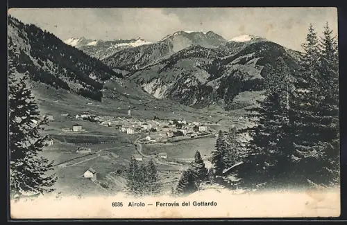 AK Airolo, Ferrovia del Gottardo