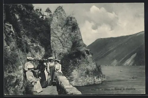 AK Gandria /Lago di Lugano, Sasso di Gandria