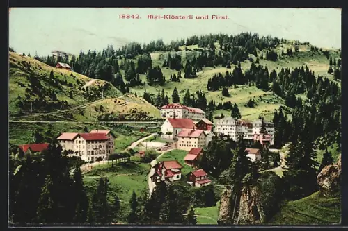 AK Rigi-Klösterli, Teilansicht und First