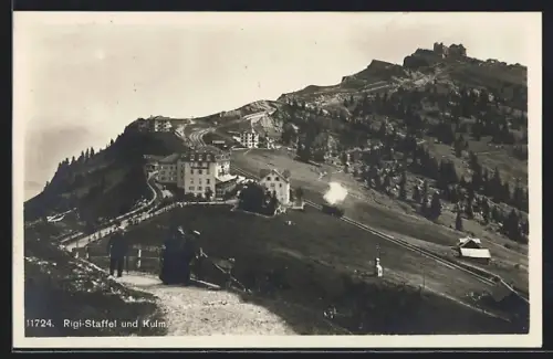 AK Rigi-Staffel, Ansicht mit Kulm
