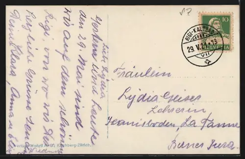 AK Rigi-Staffel, Ansicht mit Kulm