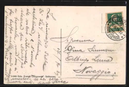 AK Bellinzona, Stazione Ferroviara e Castelli Svitto e d`Uri