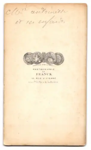 Fotografie Franck, Paris, Marie Antoinette von Österreich-Lothringen, Königin von Frankreich, nach einem Gemälde