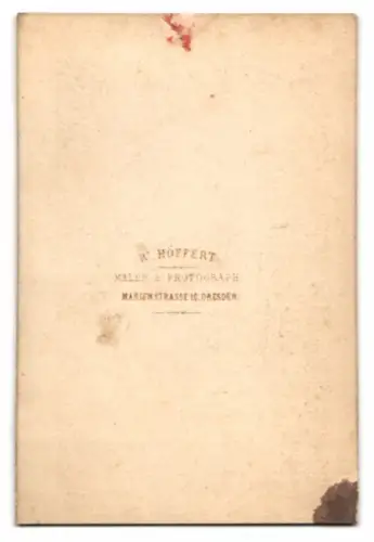 Fotografie W. Höffert, Dresden, Schauspieler Emil Devrient