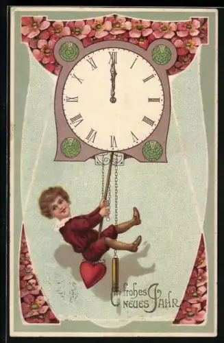 AK Herz als Uhrenpendel