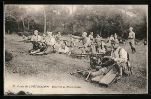 AK Camp de Coetquidan, Exercice de Mitrailleurs