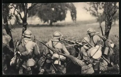 AK Mitrailleuses en batterie