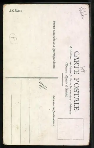 AK Dernière Etape, d`apres d`Monge