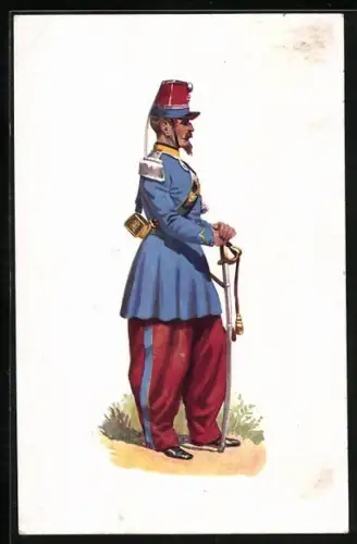 AK Chasseurs d`Afrique 1853, Officier