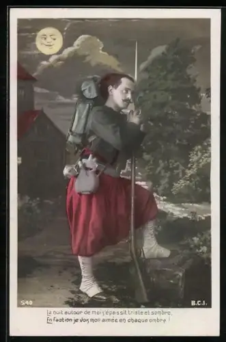 AK La nuit autour de moi..., En garde