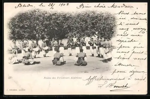 AK Nouba des Tirailleurs Algériens