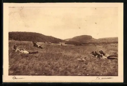 AK Chasseurs, En manoeuvres