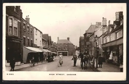 AK Oakham, High Street with Crown Hotel